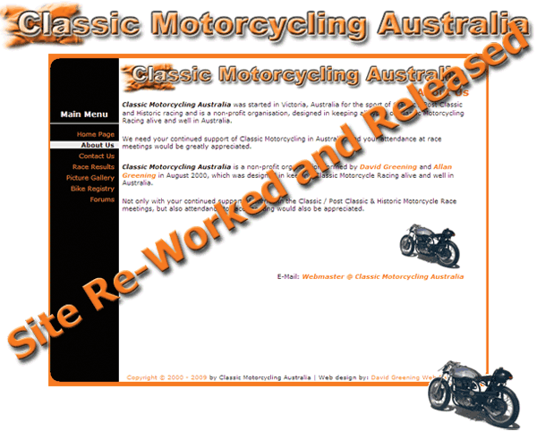Classic Motorcycling Australia - New Site Released