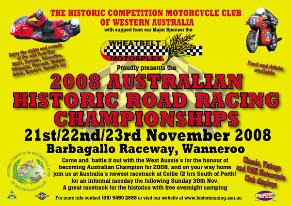 2008 Australian Historic Road Racing Championships - Wanneroo